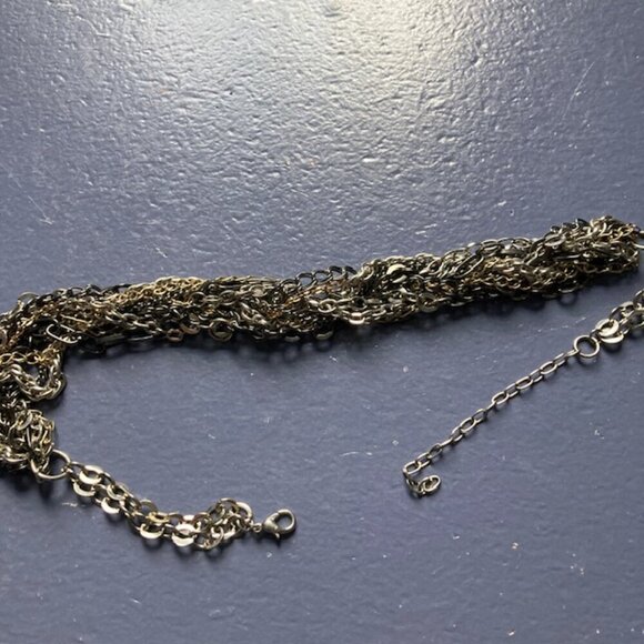 Multi- chain Necklace, EUC - Picture 5 of 5